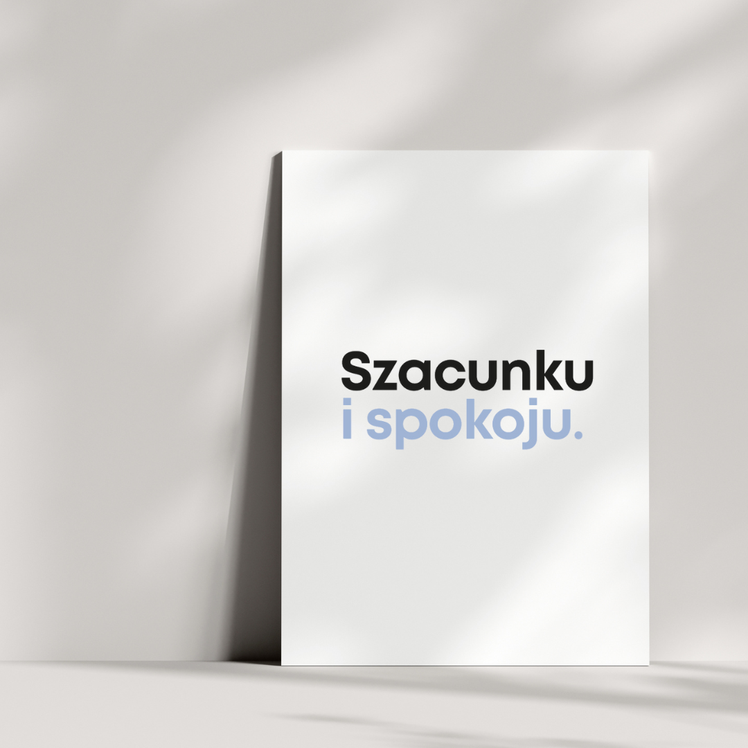 Kartka okolicznościowa "Szacunku i spokoju" - obrazek 3